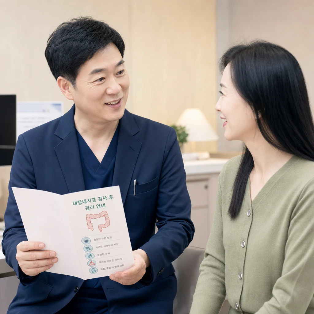 대장내시경 검사 후 주의사항은 무엇인가요?
