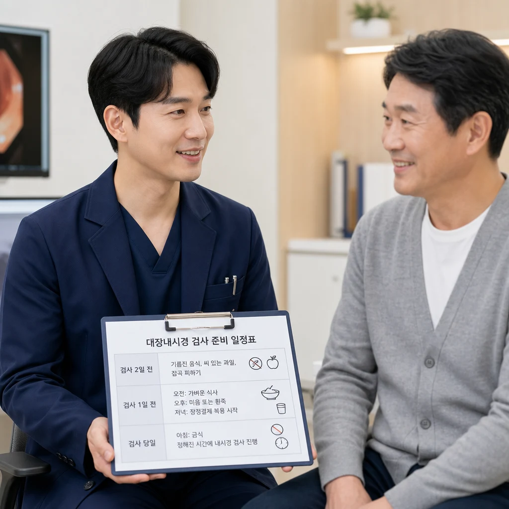 대장내시경 검사 전 준비는 어떻게 하나요?